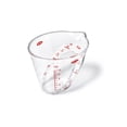 thumbnail image 1 of Jarra medidora OXO Good Grips Mini angulada de 60 ml, transparente y roja, 1 of 5
