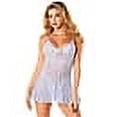thumbnail image 5 of Oh La La Cheri Womens Valentine Lace Babydoll Set Style-2139, 5 of 6