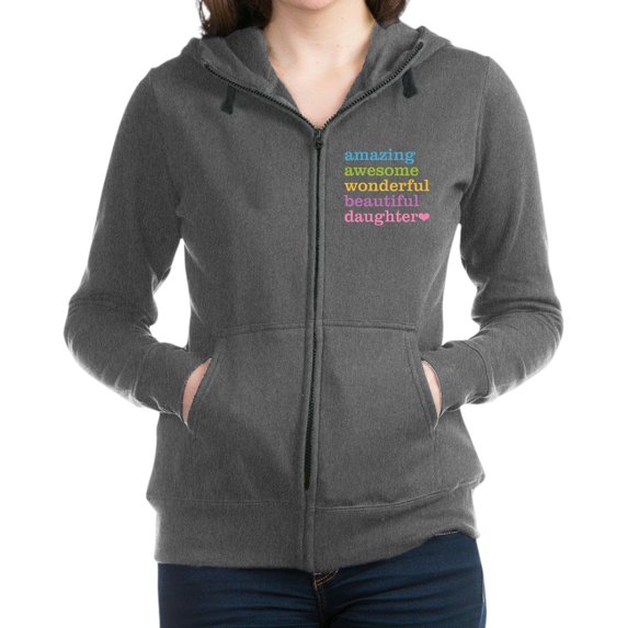 CafePress - Amazing Daughter Women's Zip Up Hoodie - Women's Zip Hoodie