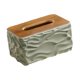 thumbnail image 1 of Cubierta de caja de pañuelos Porta pañuelos Elegante servilletero decorativo Dispensador de papel, Verde, 1 of 8