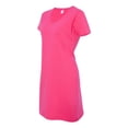 thumbnail image 3 of Lat Women's V-Neck Fine Jersey Coverup, 3 of 4
