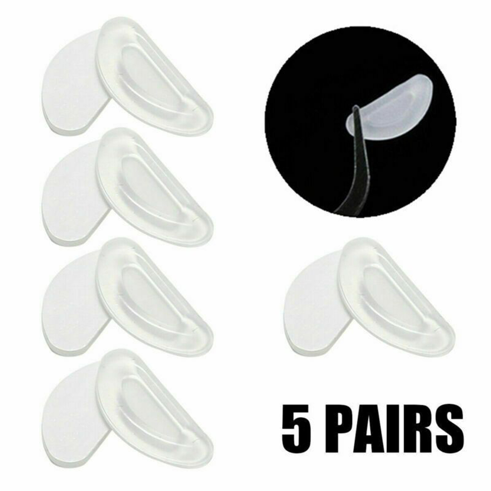 Eyeglass Nose Pads, Adhesive AntiSlip Nose Pads, Soft Silicone Nose