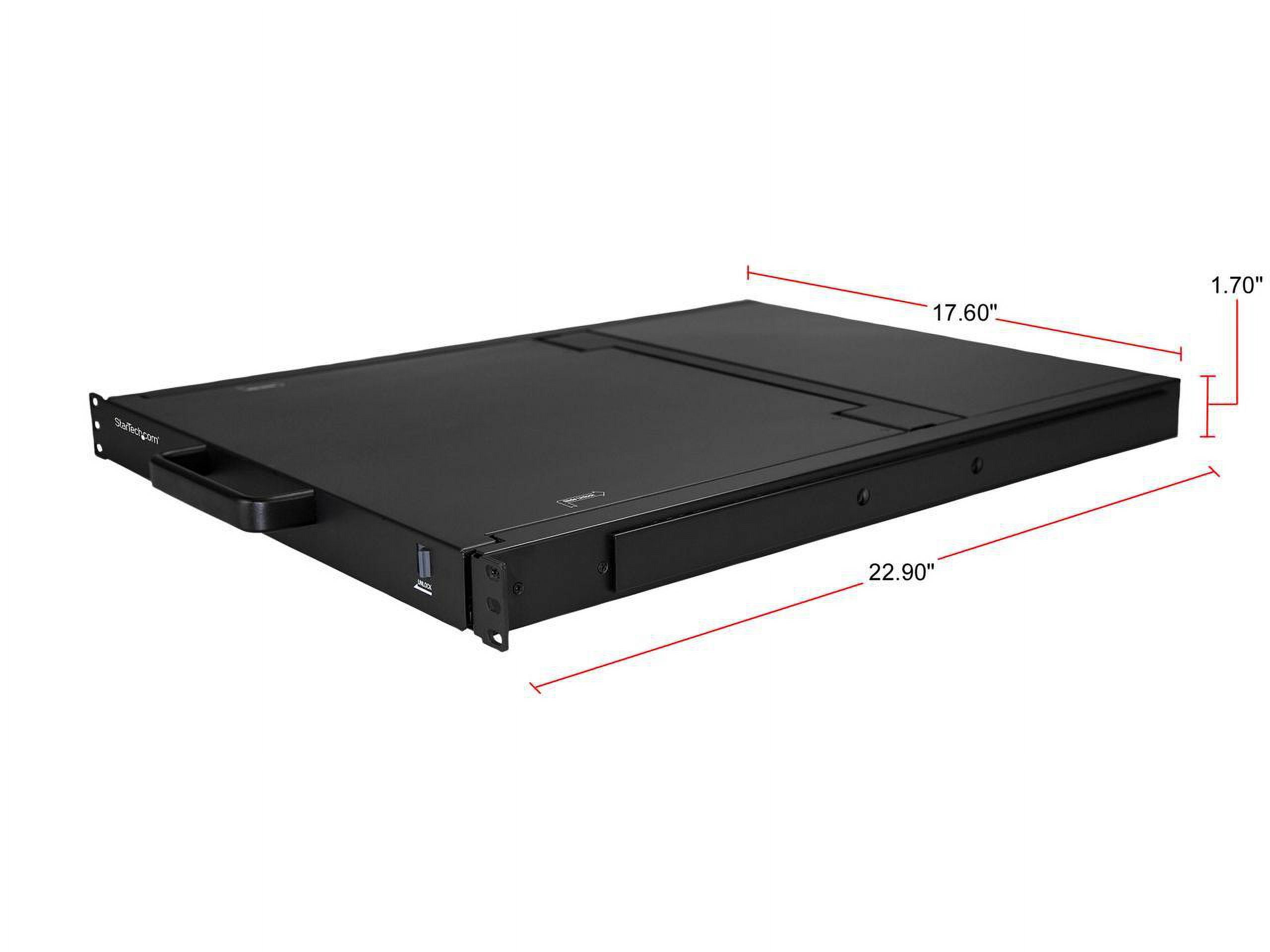 StarTech.com RKCONS1716K 16 Port Rackmount KVM Console - 17 Inch Display - 1U VGA KVM Console