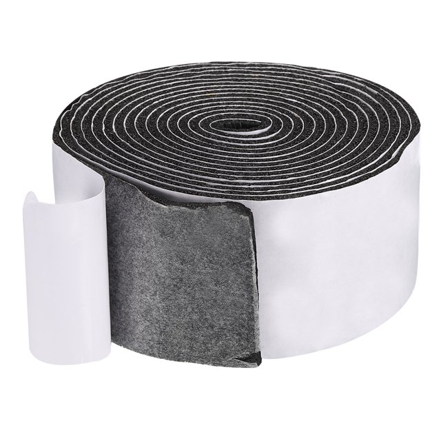 Espuma Aislamiento Cinta Auto Adhesivo 9.84 Pies 2.17 Pulgadas Ancho x 0.12 Pulgadas Grueso Burletes Puerta Sellado Tira para Puertas y Ventana Unique Bargains burletes