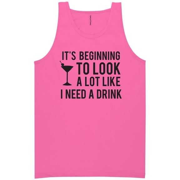 It's Beginning To Look A Lot Like Neon Tank Top