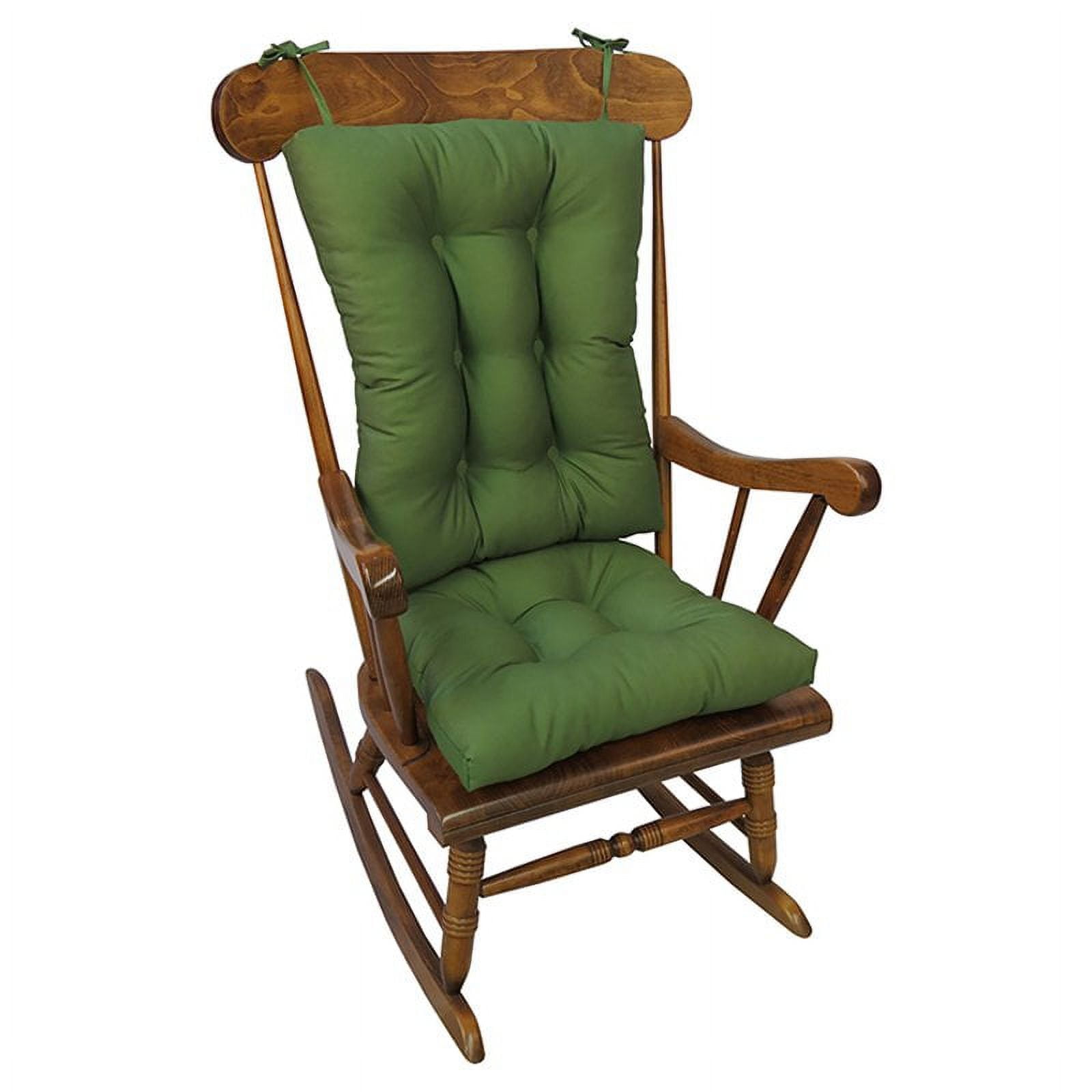 Rockin Cushions POÄNG Chair and Ottoman Covers, Velvet Dark Green
