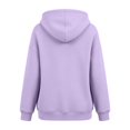 thumbnail image 4 of Women's Lace Up Hoodie, Long Sleeve Pullover Hooded Sweatshirt with Kangaroo Pocket for Casual Everyday Wear, 4 of 8