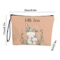 thumbnail image 2 of B Easter Storage Bag, Portable Makeup Bag With Anti-Skid Zipper And Foldable Design, Travel Organizer For Cosmetics, 2 of 7