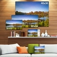 thumbnail image 2 of Designart - Still Waters of Fall Lake - Landscape Canvas Art Print, 2 of 2
