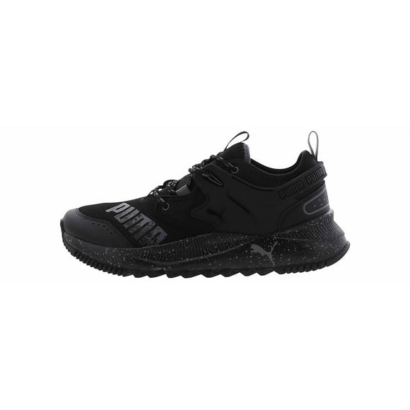 PUMA Men's Pacer Future Trial Sneaker, Black-Black, 10.5 US