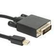 thumbnail image 1 of Mini  To DVI Cable, Ergonomic Gold-plated Mini Display Port To DVI Cable Adapter, Support 4K 1080P, For Computer Projector HDTV Monitor, Etc - Black, 1 of 8