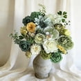 thumbnail image 5 of Realistic Artificial Silk Flowers 30 Pack, Lifelike Faux Floral with Durable Iron Stems for Home Decor, Weddings & Parties, 5 of 8