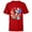Red, variant on Disney Mickey Mouse Christmas Holiday Naughty or Nice? Eek! - Short Sleeve T-Shirt for Kids - Customized-White