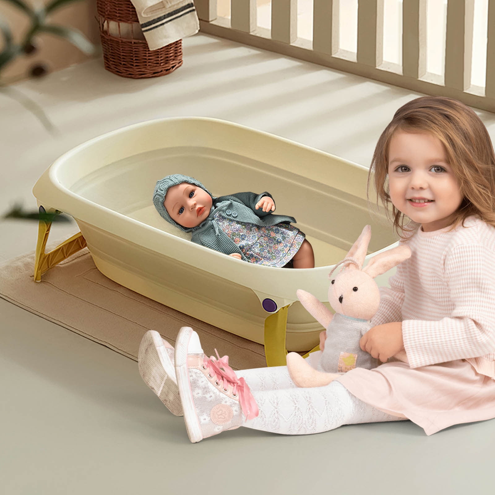 Tarmeek Reborn Baby Doll with Clothes for 18 Month+ Toddlers, 17.7Inch Realistic Vinyl Doll Simulation Doll Toys for 3 4 5 Year Old Girls and Boys, Birthday Christmas Gifts for Kids