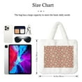 thumbnail image 3 of Yiaed Fireworks1 Print Fluffy Shoulder Bag Plush Bags Women Ladies Tote Bag Fluffy White Furry Purse Handbag for Autumn and Winter, 3 of 7
