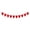 Red1, variant on ZFSBZBS 1Pc 2.3m Valentine's Day Banner Diy Valentine's Day Decoration Valentine's Day Heart Wreath Banner Outdoor And Indoor Home Hanging Decoration,Red2,Style B