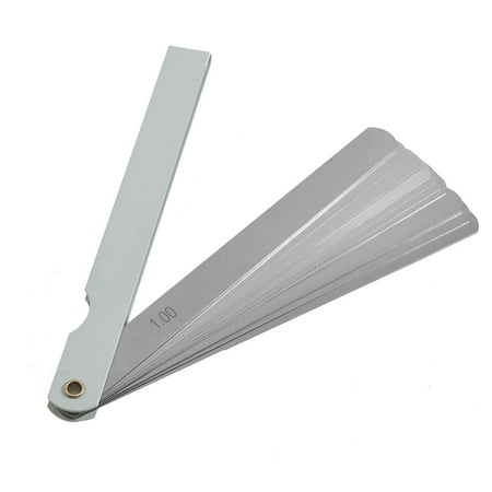 Unique Bargains 0.05-1.00mm Gap Thickness Measuring Foldable Feeler Gauge 6" Long