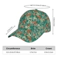 thumbnail image 2 of Fuzoiu Autumn Maple Leaves 1 Print Adjustable Baseball Cap for Men and Women, Unisex Sports Hat, Sun Protection Hat for Running Workouts and Outdoor Activities All Seasons, 2 of 6