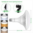 thumbnail image 4 of Bombilla de Luz LED de 150W Bombilla de Lámpara de Fotografía 2700K-6000K Montaje E27 de Ahorro de Energía Regulable para Estudio de Fotografía en Casa, 4 of 7