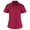 Claret, variant on Kustom Kit Womens Short Sleeve Tailored Poplin Shirt