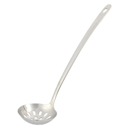 Perforated Ladle - Home Kitchenware Stainless Steel Perforated Ladle Spoon Skimmer 7cm Dia Tip