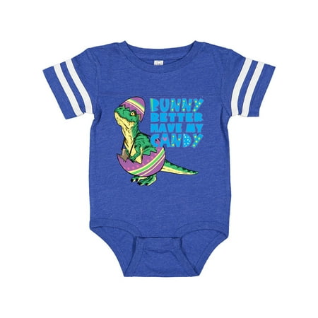 

Inktastic Easter Baby Dino Bunny Better Have my Candy Gift Baby Boy or Baby Girl Bodysuit