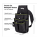 thumbnail image 3 of Bolsa Portaherramientas Profesional Cinturón Ajust 13 Compartimientos Belug Negro Amarillo, 3 of 5