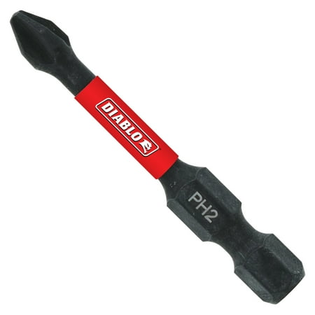 UPC: 0008925157588 | Diablo Phillips #2 X 2 in. L Driver Bit Black Oxide 5 pk