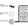 thumbnail image 5 of Dalmatian Dog Print Oven Mitts and Pot Holders Set Cute Dog Spot Pattern Kitchen Gloves Heat Resistant Hot Pads for Microwave BBQ Cooking Baking Grilling (4pcs), 5 of 6