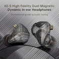 thumbnail image 4 of Auriculares magnéticos duales con controlador dinámico auriculares HiFi con conector de 35 mm auriculares con cable JShteea El nuevo, 4 of 9