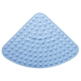 thumbnail image 1 of Jinsinto Bath Mat Non-Slip Tub Shower Mats Bathtub Mat for Adult Kids, Machine Washable (Triangle, 21 x 21 Inch, Blue), 1 of 5