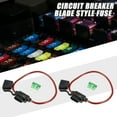 thumbnail image 2 of Unique Bargains 1Set 30A Standard Blade Style Fuse 12 AWG Fuse Holder 12Gauge Fuse Holder Blade Style Inline Fuse Holder, 2 of 6