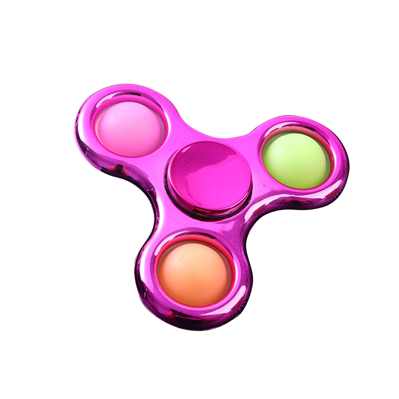 Multipack METALLIC Fidget Spinners Spin Runner Pack Kids Anti Stress Toy NEW 