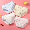 thumbnail image 2 of Ketyyh-chn99 Underwear for Girls Toddler Soft Cotton Breathable Comfort Panties Little Girls Undies Underwear 4-Pack Yellow,130, 2 of 5