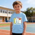 thumbnail image 5 of Riecok 100 Days of School Shirt Kids Girls Crewneck Celebration Tees Funny Colorful Printed Short Sleeve Tops, 5 of 8
