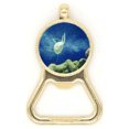 thumbnail image 1 of Ocean Jellyfish Science Nature Image Ouvre-Bouteille de Bière Porte-Clés en Acier Inoxydable, 1 of 3