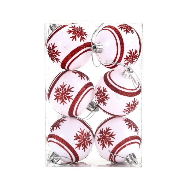 Christmas Tree Decorations Ornament Set Shatterproof Ornaments Hanging Decor For Party Tree Decoration