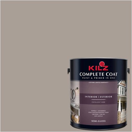 - KILZ COMPLETE COAT Interior/Exterior Paint & Primer in One #LL190 Mocha Mousse