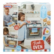 Little Tikes First Oven, Pretend Play Appliance with 11 Kitchin Accessories & Realistic Cooking Sounds, Kids Ages 2+