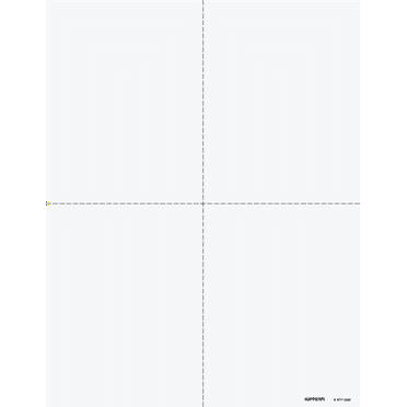 W-2 Forms 4-Up Version "Instructions on Back" for 2024 - 100 Sheets (400 Cards)