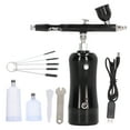 thumbnail image 2 of Rechargeable Handheld Airbrush Set, DIY 0.3mm Nozzle Diameter Portable Airbrush Set Complete 18psi With Compressor For Makeup For Model Painting, 2 of 8