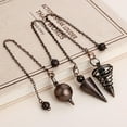 thumbnail image 2 of ORUYROP Pendulum Set Copper Metal Pendulum for Dowsing Divination Witchcraft Reiki Balance Meditation Fate Quiz Pendulum Divination Tool Bronze 3 Pcs, 2 of 6