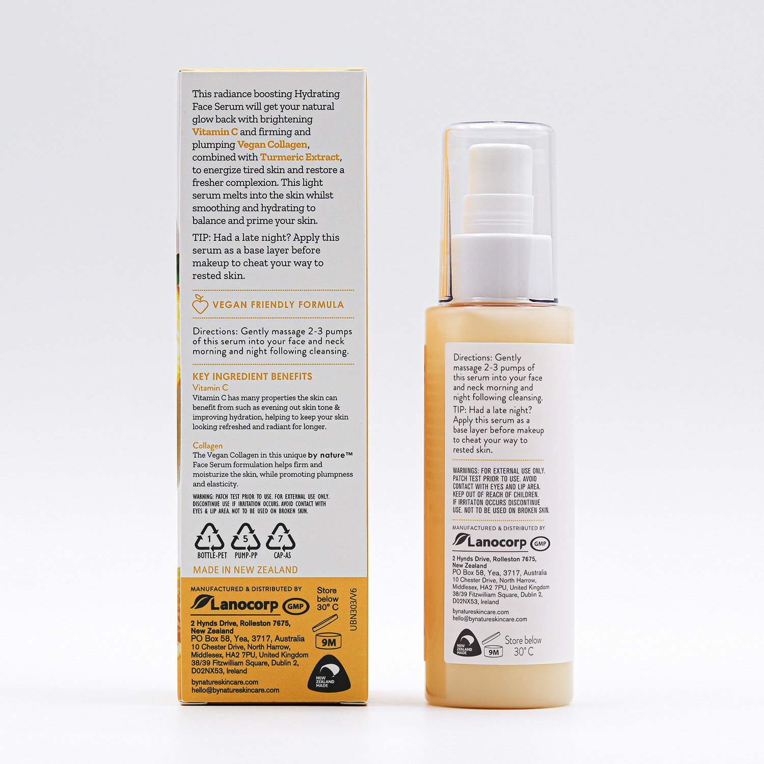 By Nature Vitamin C & Collagen Brightening Face Serum, 3 fl oz photo 2