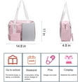 thumbnail image 4 of Kwuty Kawaii Ita Bag Japanese School Bag Cute Tote Bag Large Shoulder Anime Heart Purse, 4 of 5