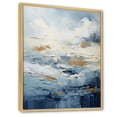 thumbnail image 2 of Designart "Beach Scandinavian silence III" Abstract Floater Framed Canvas Print, 2 of 7