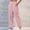 Pink, variant on Zylanna Women's Sweatpants with Pockets, Baggy Elastic Waist Soft & Warm Solid Color Casual Jogger Pants for Women Brown