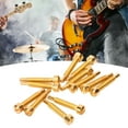 thumbnail image 4 of Humbucker Pickup Screws, 12Pcs Rustproof Help Connection Electric Guitar Neck Mounting Screws Embedded  For Bass Silver,Black,Gold, 4 of 8