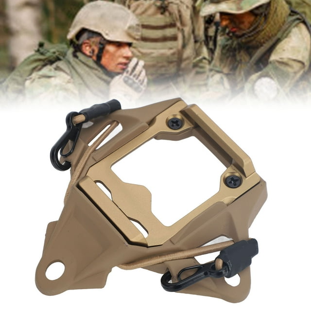 Capot de Casque, Support de Casque Base NVG Support de Casque en Alliage d'Aluminium pour Sécurité
