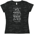 thumbnail image 3 of Inktastic We Will Serve the Lord Bible Verse Women's T-Shirt, 3 of 5