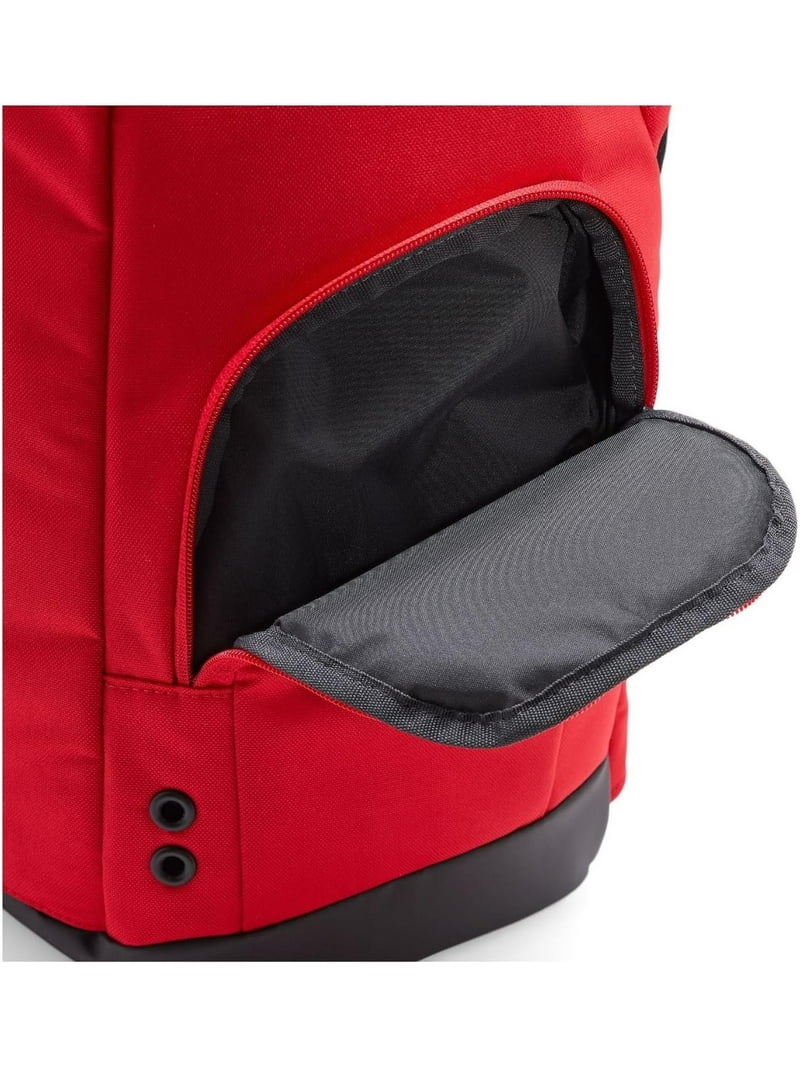 Nike Unisex Polyester Hoops Elite Backpack, Royal Red and Black